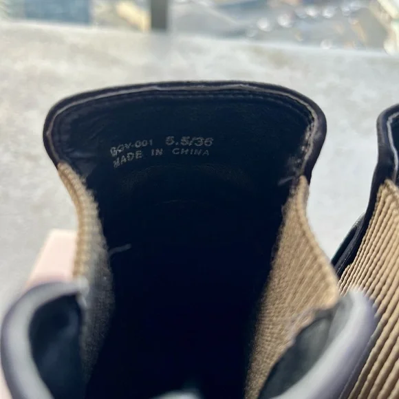 Chinese Laundry Good Day Black Platform Ankle Boots - Size 5.5/36 - Picture 6 of 7